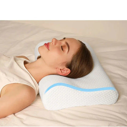 B-Shaped Wave Bed Memory Foam Pillow